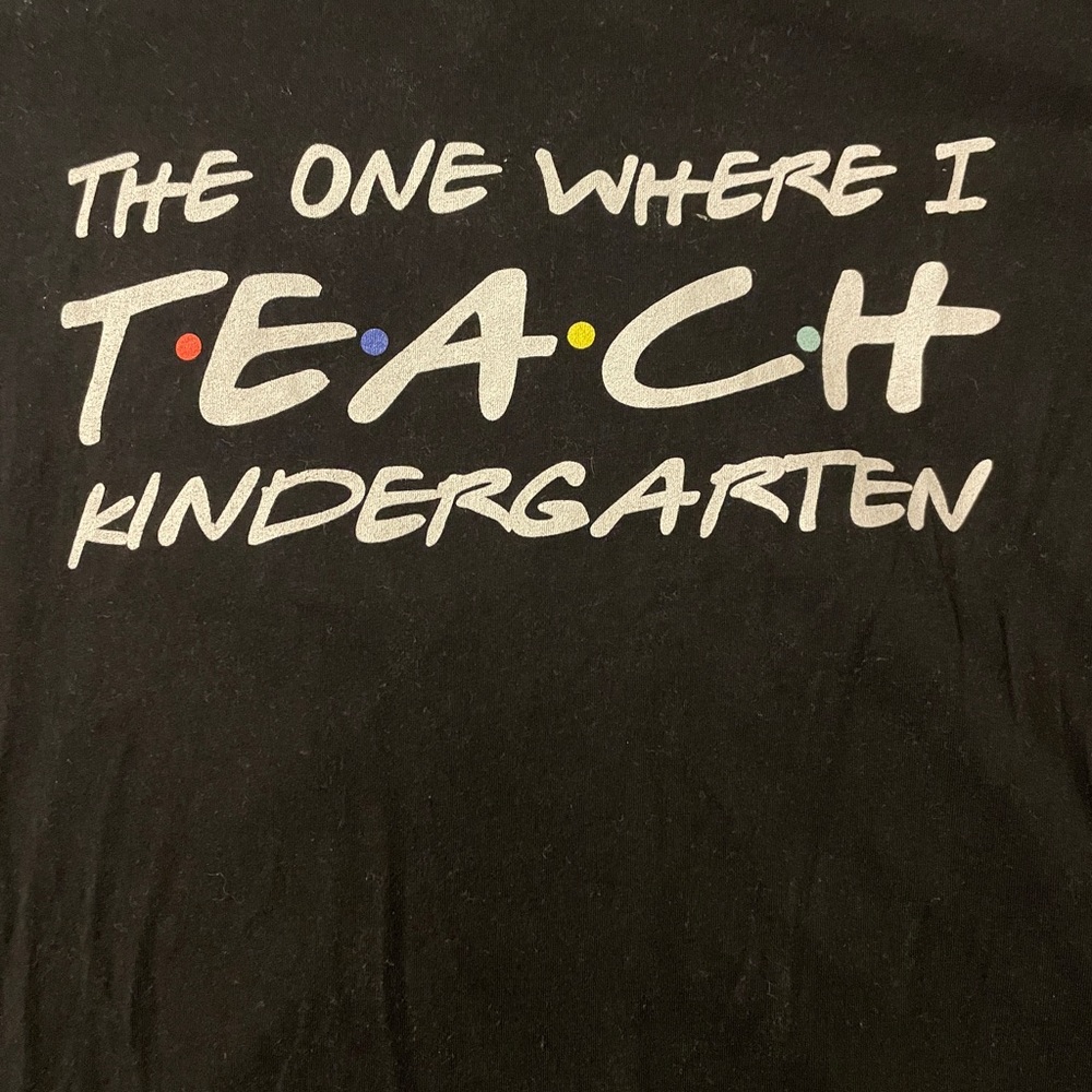 Friends Inspired Kindergarten Teacher Shirt - Picture 3 of 4